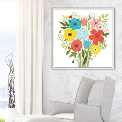 « seaside bouquet i », impression sur toile