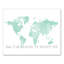 « rêve big map », art sur toile