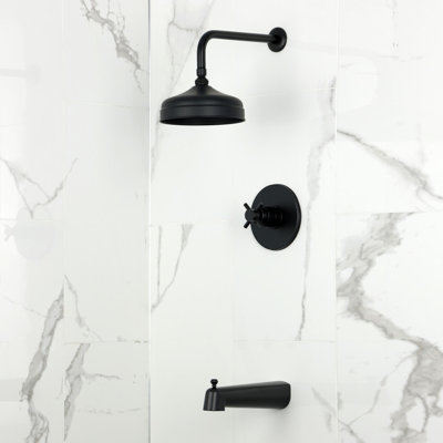Kingston Brass Concord Single-Handle Pressure Balanced Tub and Shower Faucet