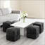 Soft and Comfortable Square Corduroy Ottoman Foot Rest, Perfect for Relaxation and Living Room Decor-130838979-130838985-130838986