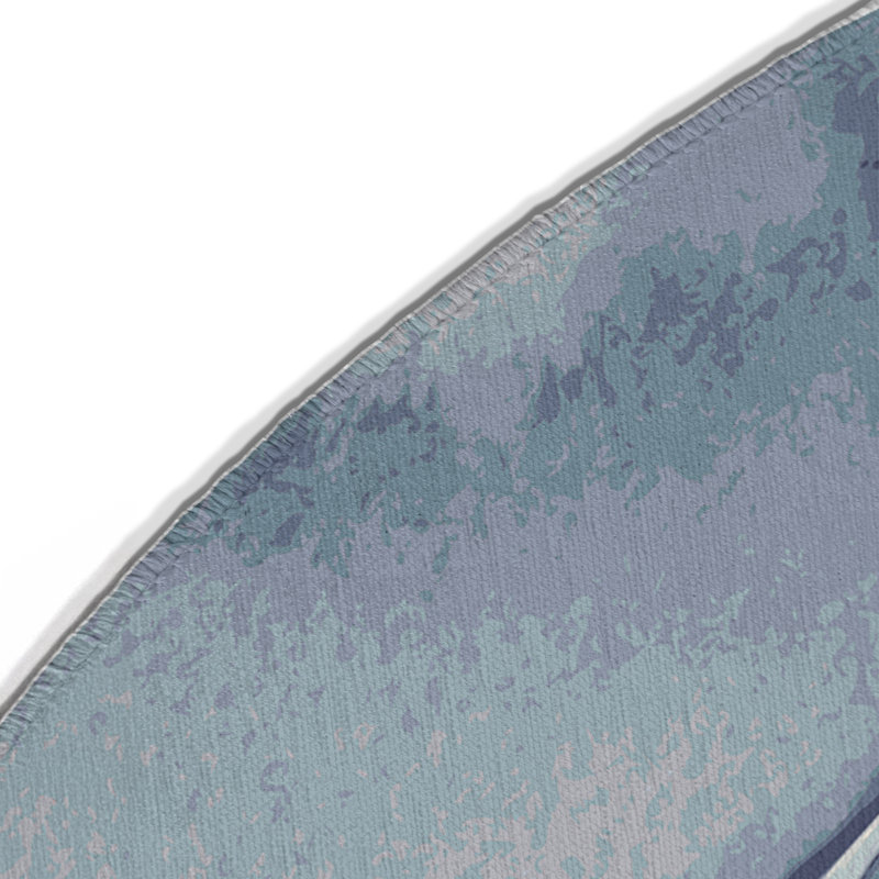 Seafoam Dusk Indoor And Outdoor Area Rug, Round 5'
