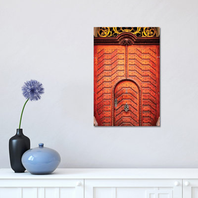 Doors Of Prague by Ann Hudec - Wrapped Canvas Print