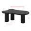 Petite table basse Cloud, table basse irrégulière moderne pour petits espaces, table de bout à 3 pieds-1908335661
