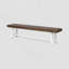 Wood Outdoor Bench, 2-Person Garden Bench
