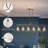 Coleridge 6-Light Dimmable Chandelier with Adjustable Height