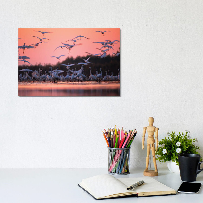 Morning Meeting by Mateusz Piesiak - Wrapped Canvas Print, 20.32 cm H x 30.48 cm W