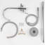 Single Handle Floor Mounted Freestanding Tub Filler with Handshower