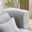 Grand canapé moderne grand format avec 4 coussins, canapé de futon en tissu moelleux, mousse haute densité pour une utilisation polyvalente et confortable-308197455