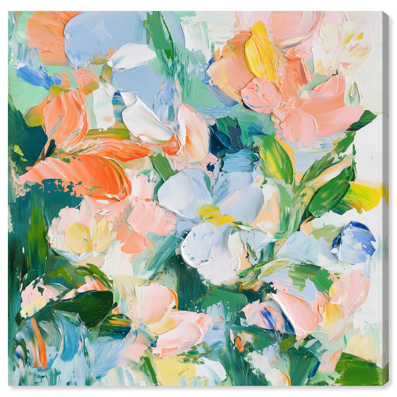 Art Remedy, art tropical brillant sur toile, H 24 po x l 24 po, Toile tendue