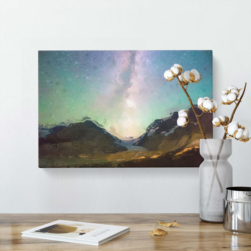 Stars Above Canada In Abstract - Wrapped Canvas, 40cm H x 60cm W x 3cm D