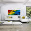 Rainbow Feathers Two Print-59367930