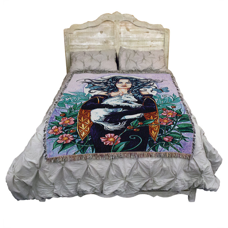 Couverture pour bébé Pure Country Weavers Unicorn par Jane Starr Weils