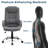 High Back Executive Desk Chair,  Premium Faux Leather Office Chair with Back Support, Computer Chair Armrest and Lumbar Support, Pair of 2-1380679730