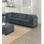 Ensemble de canapé modulaire en chenille gris de 8 pièces pour salon