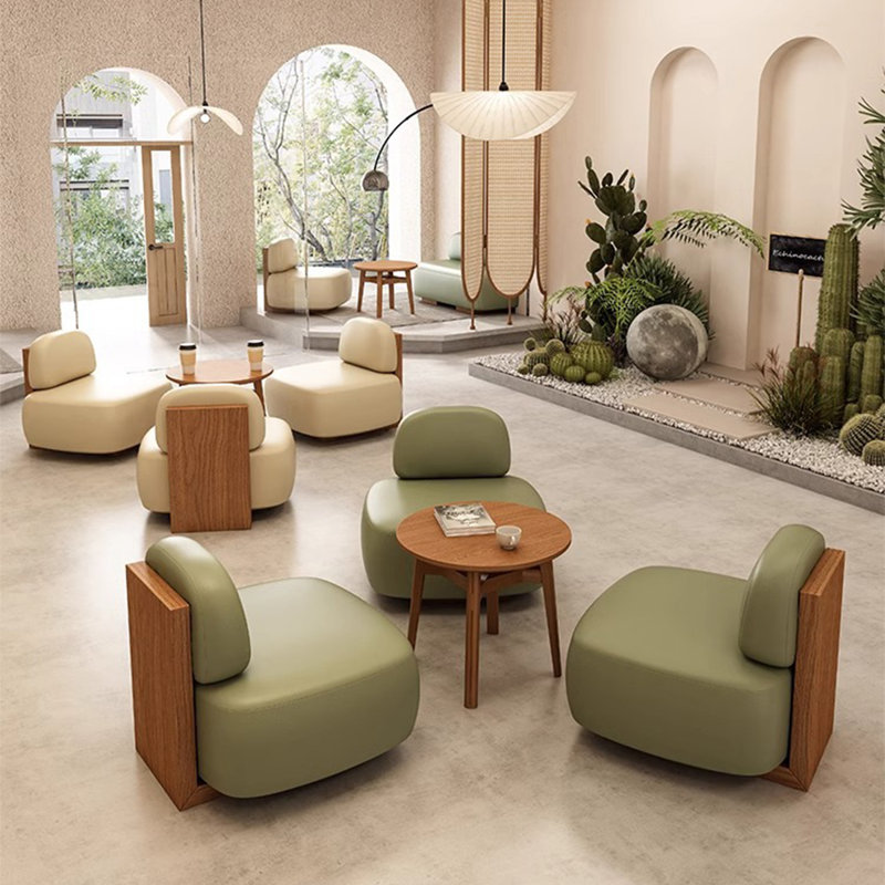 Banc rembourré en similicuir sahvanna, Vert
