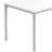 Tasfiah Coffee Table, Accent, Cocktail, Rectangular, Living Room, Metal, Laminate-1300139500-1300139490