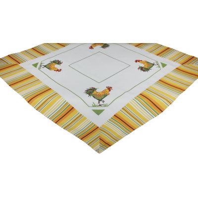 Plateau de table coq