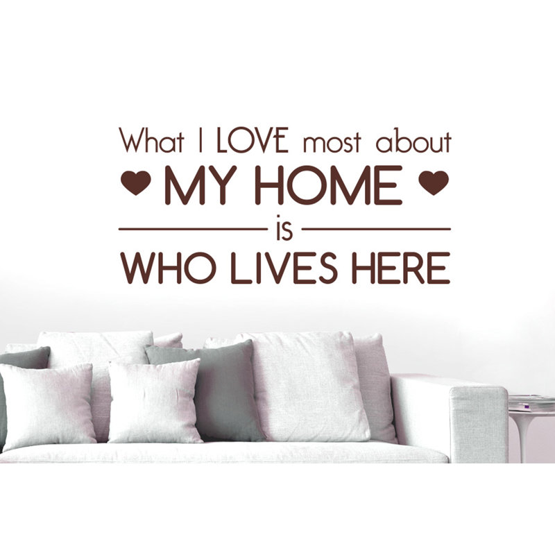 Wall Decal, Brown, Medium
