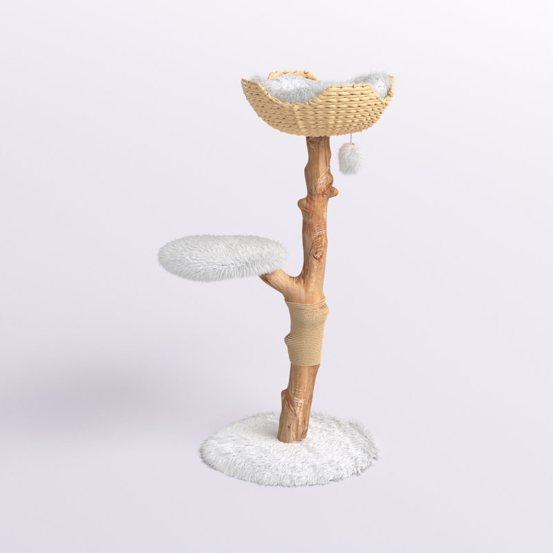 Lina 46'' H Cat Tree, Gray