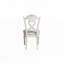 Chaise blanche antique 1pc