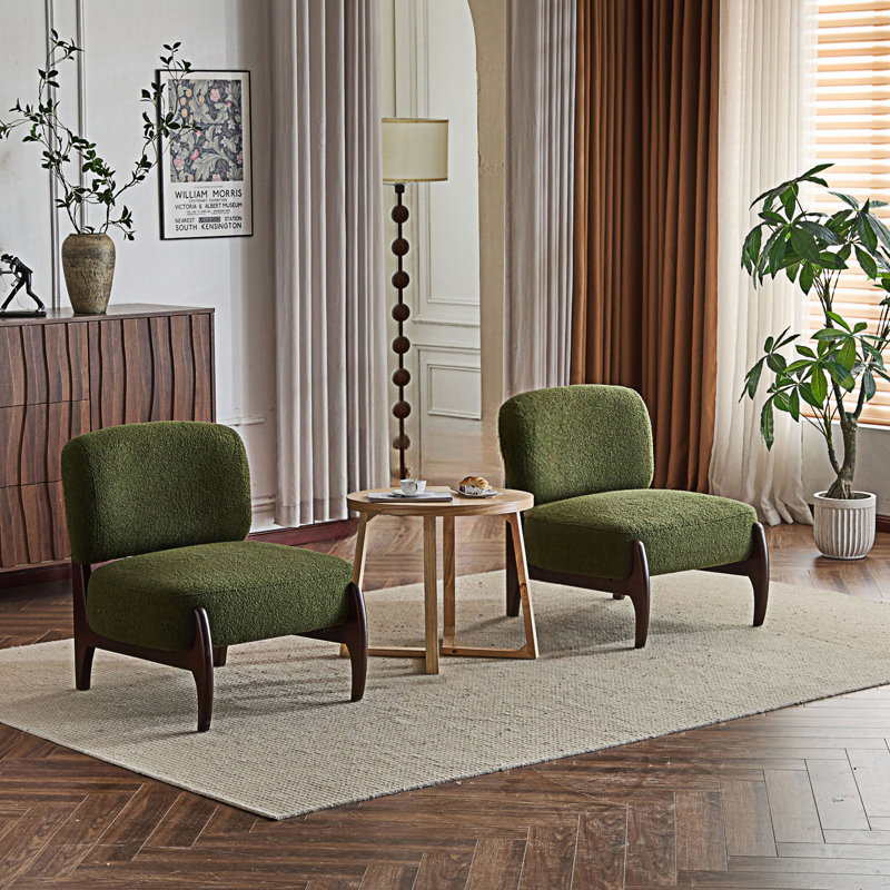 Ensemble de 2 méridiennes modernes, Vert