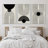 Mid-Century Modern Black And White Minimalist Abstract Home Decor Framed Wall Art Work Canvas Print-119018148-71202615