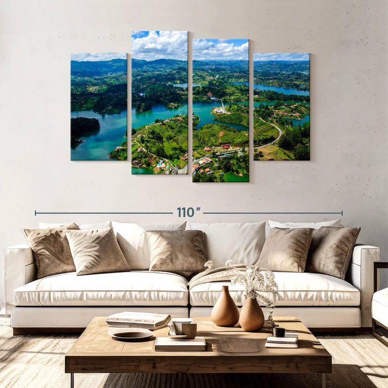 Marchelle Medellin Aerial View, 54" H x 84" W
