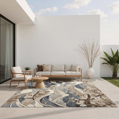 Eternal Blossom Indoor And Outdoor Area Rug