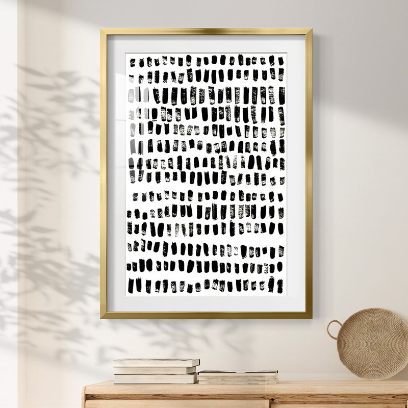 Ink March I -Framed Print