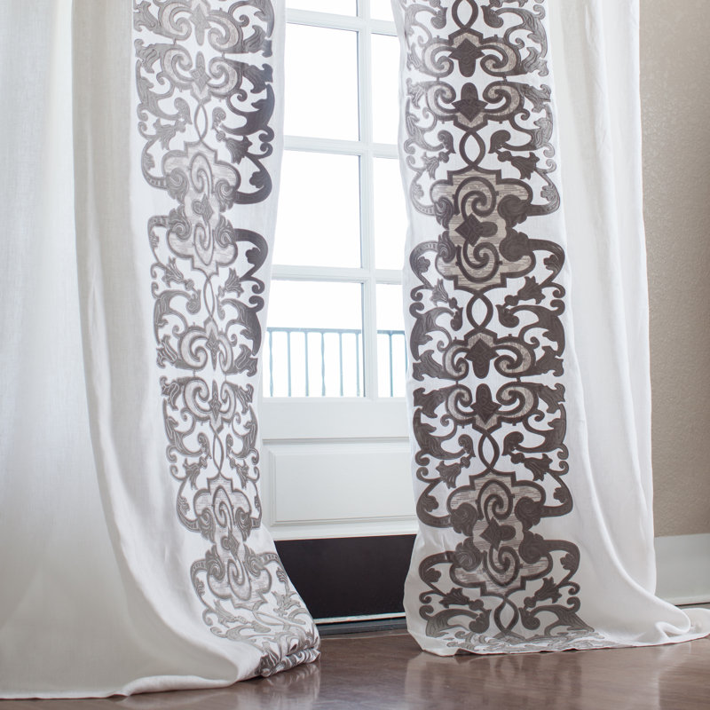 Mozart Curtain, Silver