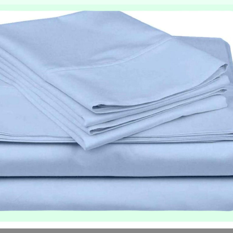 AdjustaSplit 400 Thread Count Cotton Top Split Fitted Sheet - 1 PC - Half Split Down 34 Inches - Adjustable Beds - Split Fitted Sheet Only