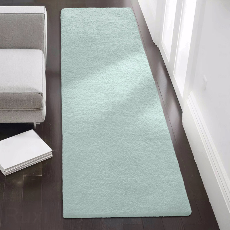 1Pc Contour Bath Rug, Rectangle 1'8" x 2'