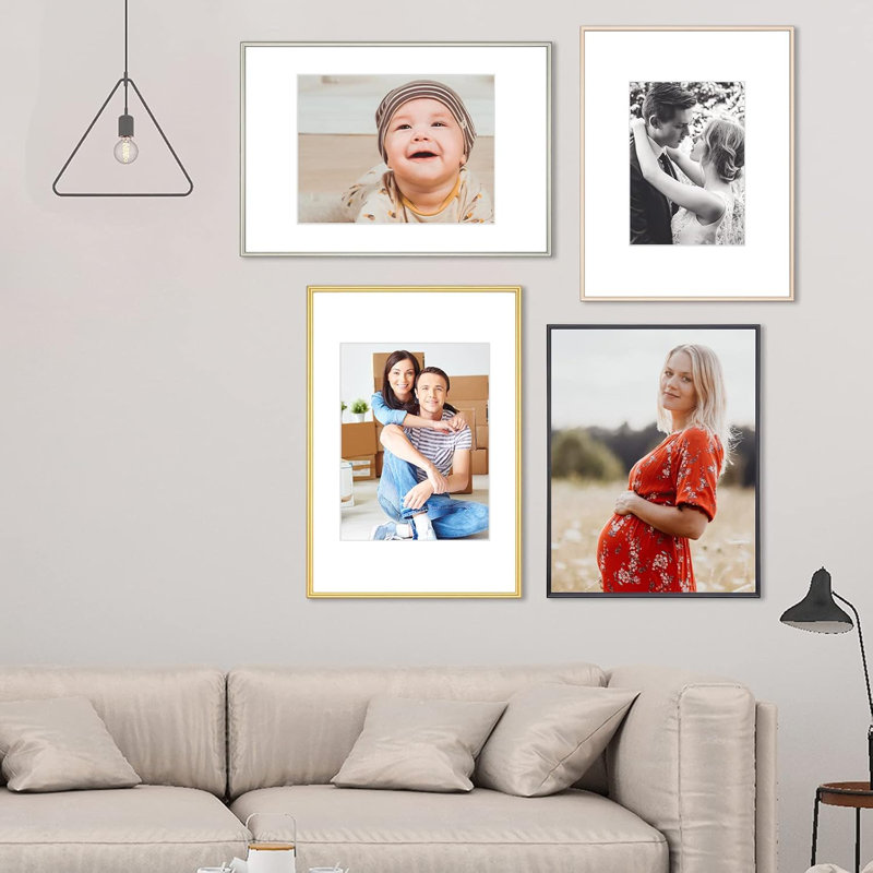 Ensemble de 4 cadres photo 8,5 x 11
