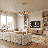 Ozetta 25" LED Fandelier in Polished Chrome with Remote Control-1266224029