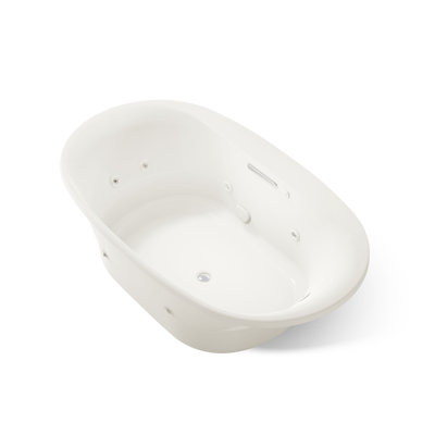 Baignoire tourbillon en acrylique 72 po x 42 po avec chaufferette