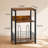 3 Tier Record Player Stand with Storage for Up to 100 Albums, Turntable Table, Retro Vinyl Shelf for Living Room