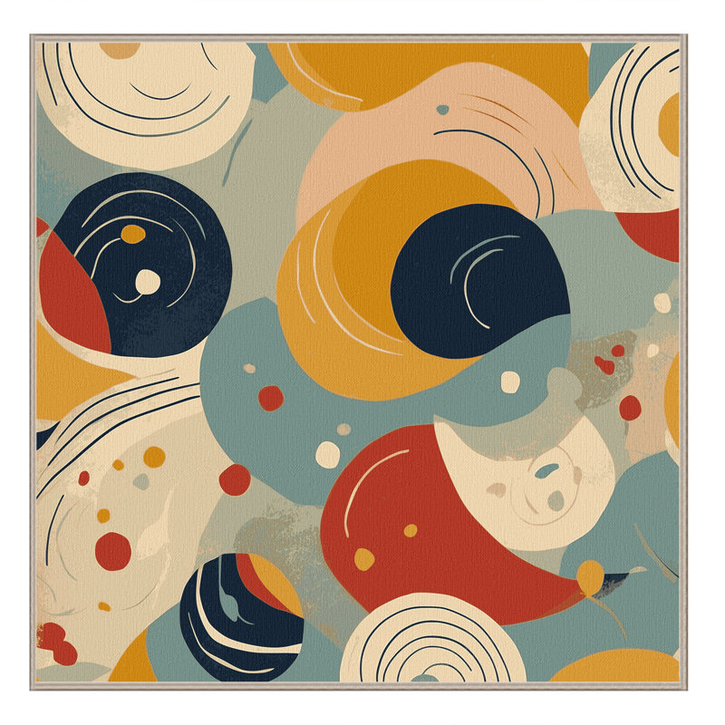 Spirited Line Rug, Square 8'