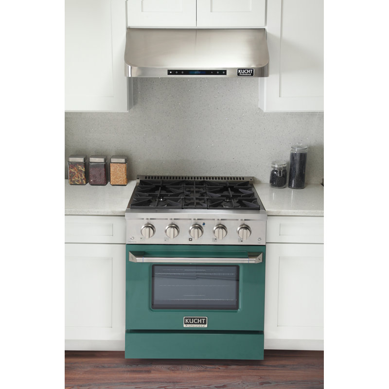 30" 4.2 Cu. ft. Freestanding Gas with Convection Oven, Natural Gas, Cement Gray