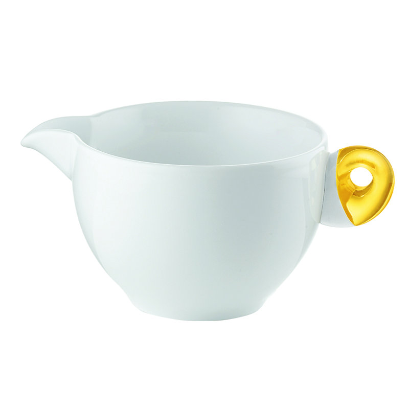 Pichet 3,7 oz à lait Art & Café, Jaune
