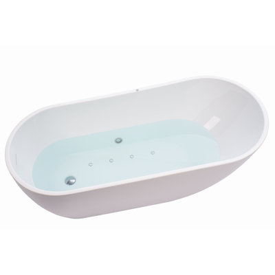 67" x 32" Freestanding Air Acrylic Bathtub