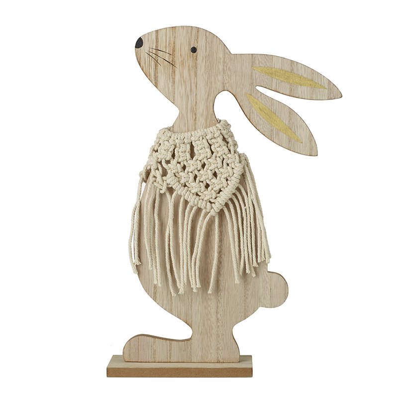 Large Wooden Rabbit