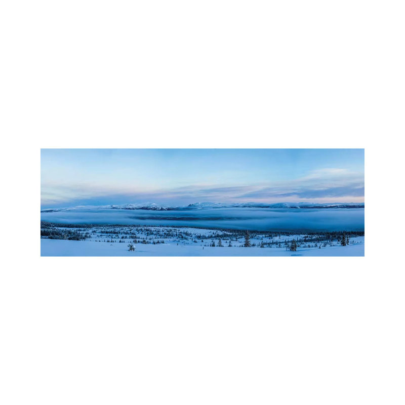 Cold Morning by Anders Jorulf - Wrapped Canvas Panoramic Print, 30.48cm H x 91.44cm W x 1.91cm D