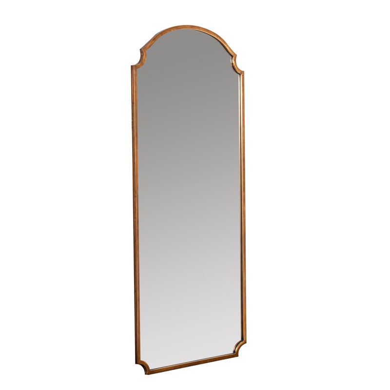 Orwell Flat Metal Mirror, Gold