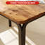 Ensemble de table de salle à manger 5 pièces avec 4 chaises, panneau de fibres à densité moyenne et fabrication en métal-321464126