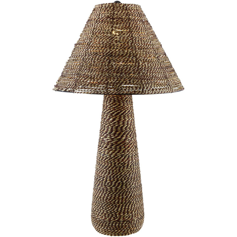 Lampe de table Chiszar, Marron foncé