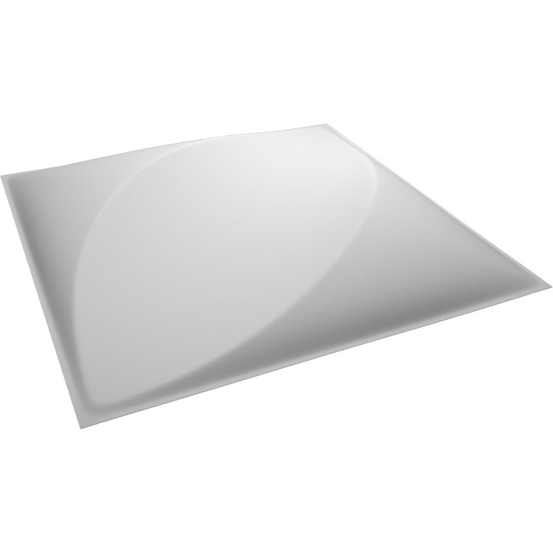 White Textured PVC 3D Wall Panels 11-7/8" x 11-7/8" Set of 10