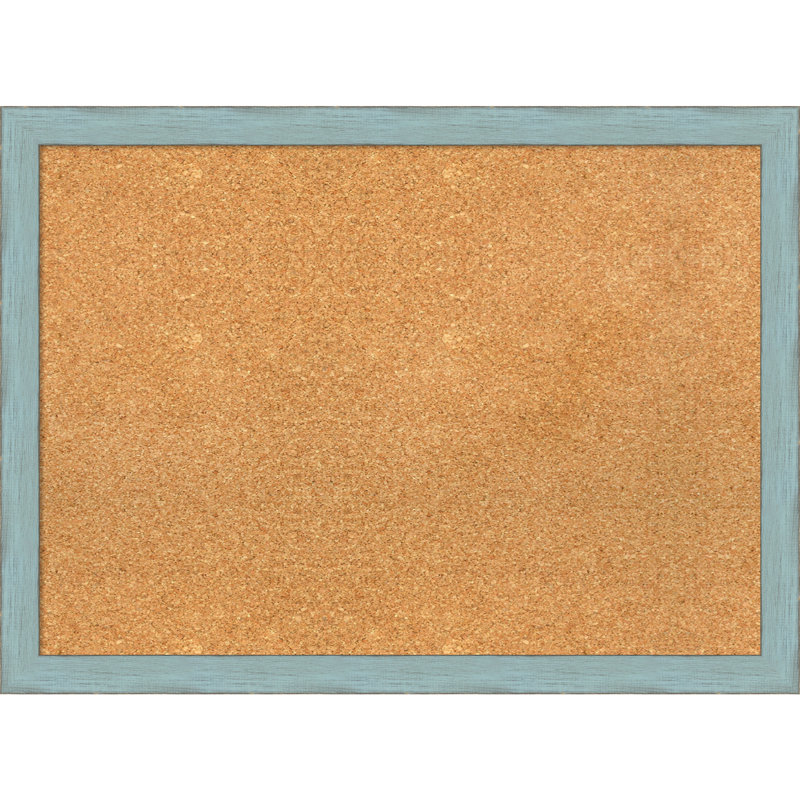 Tableau d'affichage mural rustique, H 1 pi x l 20,5 po, Bleu