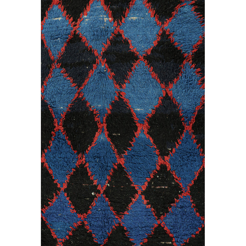 One-of-a-Kind 4’9”x7’11” Hand Knotted Area Rug