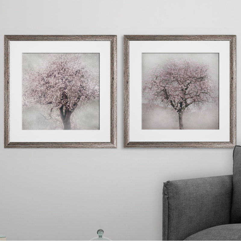 « fleurs of spring », ensemble de 2 reproductions d’art encadrées