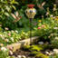 Piquet de jardin rétro avec colibris-214523396